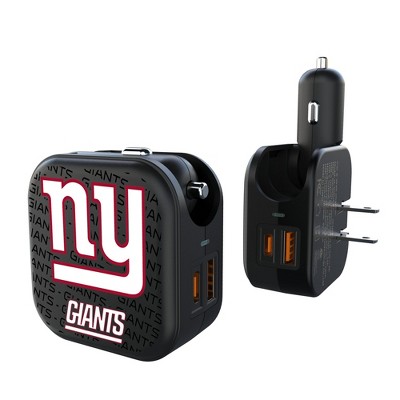 NFL NFC Teams Text Backdrop 18-Watt 2 in 1 USB A/C Charger