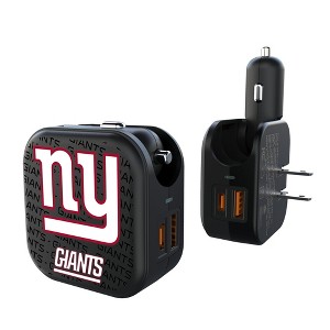 NFL NFC Teams Text Backdrop 18-Watt 2 in 1 USB A/C Charger - 1 of 3