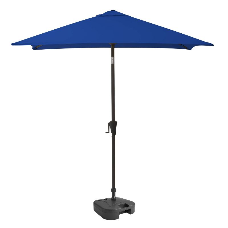 9' Square Titling Market Patio Umbrella with Base - CorLiving, 1 of 7