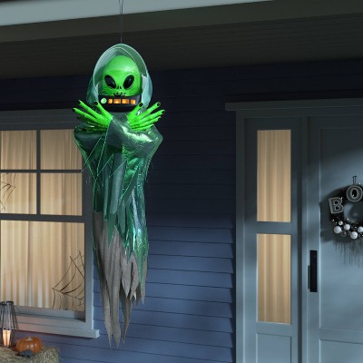 60" Light and Sound Alien Ghoul Halloween Decorative Prop - Hyde and EEK! Boutique™
