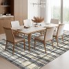 Washable Striped Rug, Non-Slip Low Pile Carpet, Soft Stain-Resistant Modern Geometric Rug for Living Room Bedroom Office - 2 of 4