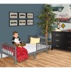 Dream On Me JPMA Certified  Memphis Classic Design Toddler Bed in Steel Gray - 3 of 4