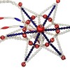 Santa Land 9.0 Inch Patriotic Shooting Star Ornament Clip On Tree Topper Tree Toppers - 3 of 3