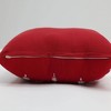 12"x18" Snowflakes Christmas Indoor Lumbar Throw Pillow Red - Pillow Perfect - 3 of 4