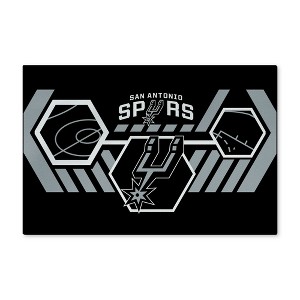 NBA San Antonio Spurs Agile Washable Rug 20 x 32 Inches - 1 of 4