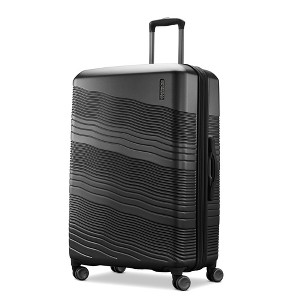 American Tourister ColorLite II 2 Piece Hard Side Luggage Set with Wheels, Shoe Pockets, Packing Cubes, and Added Laundry Bag, Black - 1 of 4