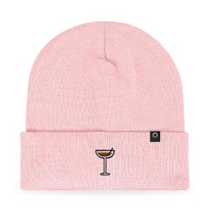 Dalix Espresso Martini Embroidered Beanie Food Warm Winter Knit Hat Women - 1 of 4