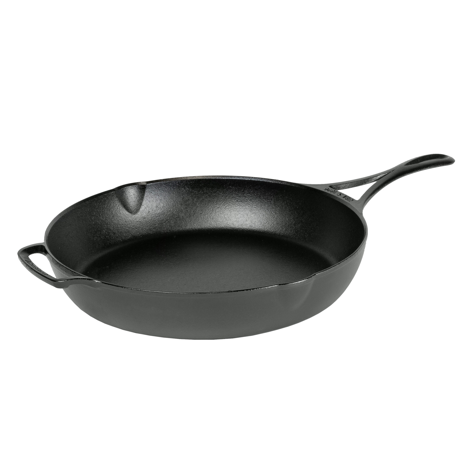 Lodge Blacklock 12" Triple Seasoned Cast Iron Skillet - Lightweight - Easy Cleanup - Premium Cookware