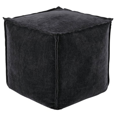 Moriah Pouf Black - Signature Design by Ashley