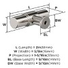 Amerock Faircrest Bar Knob for Cabinets, Drawers, and Furniture - 4 of 4