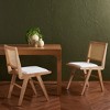 Hattie French Cane Cushion Seat Dining Chair (Set of 2) - SFV4154 - Safavieh Couture - 2 of 4