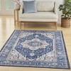 Nourison Fulton Vintage Bordered Medallion Non-Slip Flatweave Indoor Rug - 2 of 4