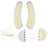 Unique Bargains 2 Pair Toilet Seat Cover Pad Bathroom Warm Toilet Seat Cushion Washable Reusable - 3 of 4
