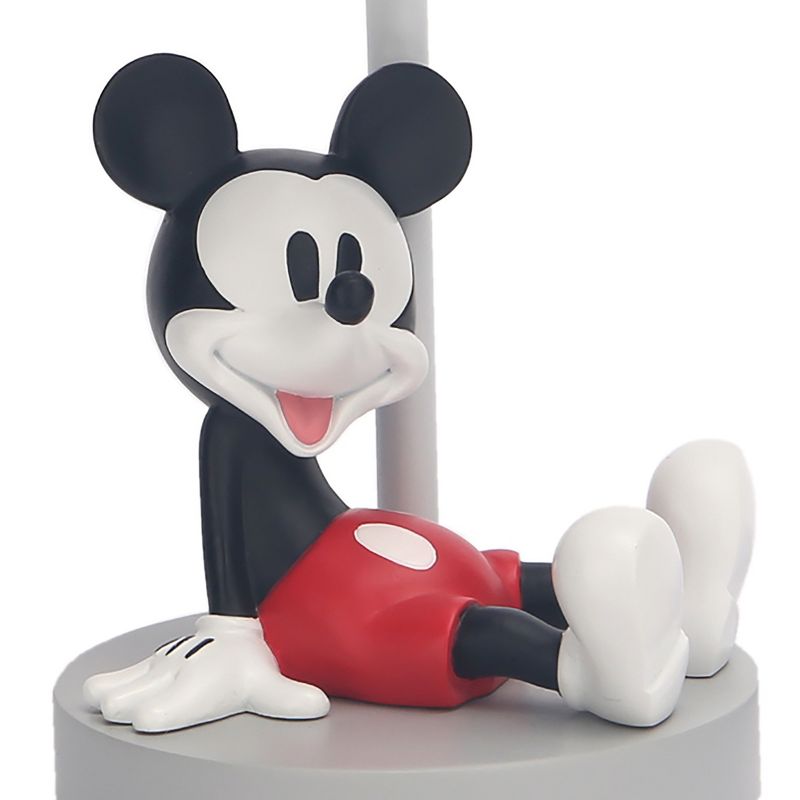 Lambs & Ivy Disney Baby Magical Mickey Mouse Lamp with Shade and Bulb - Gray, 2 of 5