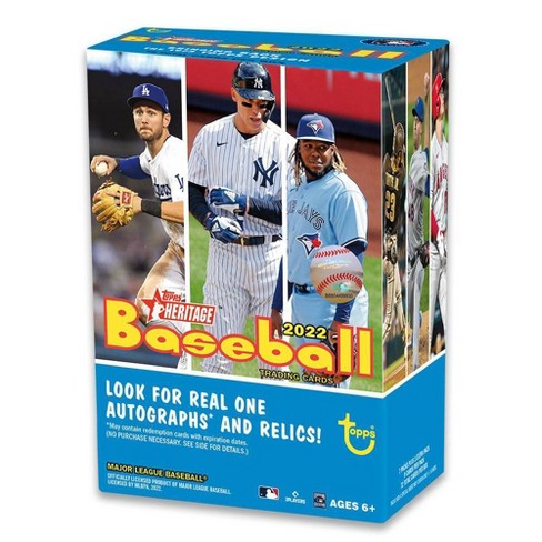 Topps Mlb Heritage Baseball Trading Card Blaster Box : Target