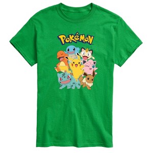 Men's - Pokémon - Pokémon Character Group Short Sleeve Graphic T-Shirt - 1 of 4