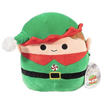 Squishmallow 8" Elliot The Christmas Elf - Official Kellytoy Holiday Plush - Soft and Squishy Stuffed Animal Toy - Great Gift for Kids