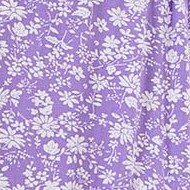 purple white floral print