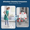 Swtroom Electric Spin Scrubber - Power Shower Cleaning Brush with Extendable Handle & 4 Brush Heads for Bathrooms Window and Floor White/Gray - 4 of 4