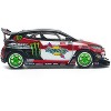 Toyota Pandem GR Yaris RHD (Right Hand Drive) #87 "Daigo Saito" Black with Graphics 1/64 Diecast Model Car by Pop Race - 4 of 4