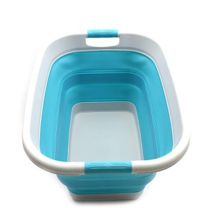 SAMMART 37L (9.77 Gallon) Collapsible Plastic Laundry Basket - 1 of 4