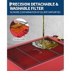 Low Profile Oil Drain Pan, 15 Gal Oil Drain Pan with Pump,  with 180w Electric Pump, 8.2Ft Hose & Folding Handle, Rolling Oil Drain Cart - 3 of 4