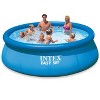 Intex 28131EH 12 Foot x 30 Inch Easy Set Above Ground Inflatable 4 Person Swimming Pool with 530 GPH Filter Pump for Children and Adults - 2 of 4