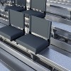 Emma and Oliver Set of 2 500 lb. Rated Lightweight Stadium Chair with Ultra-Padded Seat - 2 of 4