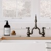 Sweet Water Decor Amber Plastic White Script Label Dish Soap Dispenser - 16oz - 3 of 3