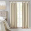 DSVIMOY Curtain Panels, Twist Tab Total Blackout Window Curtain Panel for Living Room, Bedroom, Champagne, 95"*50"*0.13" - 2 of 4