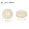 Unique Bargains Resin DIY Craft Flat 4-Hole Sewing Buttons 10 Pcs - 2 of 4