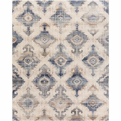 Hauteloom Buckner Blue Ikat Rug