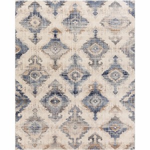 Hauteloom Buckner Blue Ikat Rug - 1 of 4