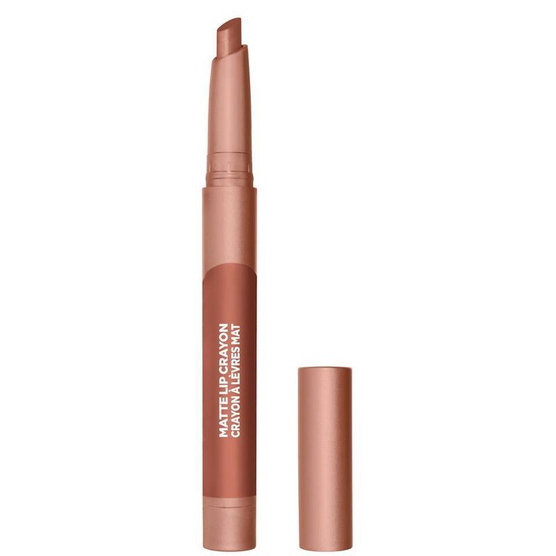 L&#39;Oreal Paris Infallible Matte Lip Crayon Lasting Wear Smudge Resistant Tres Sweet - 0.04oz, 1 of 6