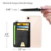 Generic Slim Minimalist Wallet, Front Pocket Wallets, RFID Blocking - 2 of 4