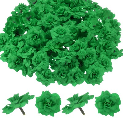 Unique Bargains Silk Rose Artificial Flower Heads Bouquet Decor
