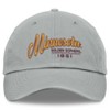NCAA Minnesota Golden Gophers Nico Cotton Hat: Adjustable Gray Baseball Cap - 2 of 4