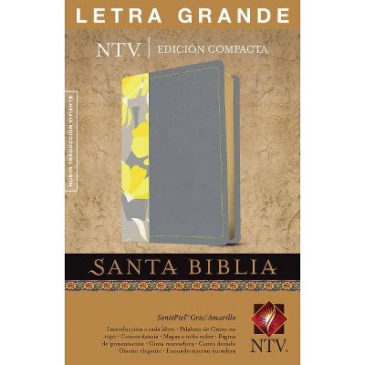  Santa Biblia Ntv, Edicion Compacta Letra Grande - Large Print (Leather Bound) 