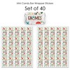 Big Dot of Happiness Garden Gnomes - Mini Candy Bar Wrapper Stickers - Forest Gnome Party Small Favors - 40 Count - 3 of 4
