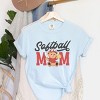 Simply Sage Market Softball Mom Teddy Bear Garment Dyed Tee - 3 of 4