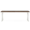 Resenkos Computer Desk, Office Desk, Study Desk,78.7" Executive Desk, Large Computer Desk Two Person Desk for Home Office,Brown & White - 3 of 3