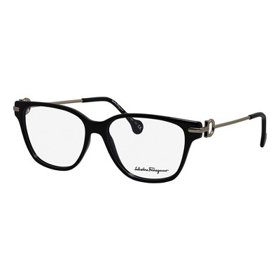 Salvatore Ferragamo SF 2864 001 Womens Rectangular Eyeglasses Black 53mm