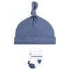 Hudson Baby Infant Boy Cap and Socks Set, Whale, 0-9 Months - 4 of 4