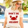 Simply Sage Market Women's Don't Be Crabby Puff Print Short Sleeve Graphic Tee - 2 of 4