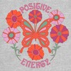 Juniors Womens Lost Gods Positive Energy Butterfly T-Shirt - image 2 of 4