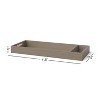 Child Craft Universal Changing Table Topper, Convert Dresser into a Changing Table Surface, Securely Attaches, Non-Toxic, Baby Safe Finish - 2 of 4