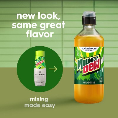 SodaStream 4pk 14.9 fl oz Mountain Dew Drink Mix