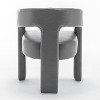 SEYNAR Modern Glam PU Leather Upholstered Dining Chair, Open-Back Accent Chair Set of 6 - 4 of 4