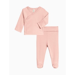 Riley 2 Piece Wrap Top and Pant Set - 1 of 4