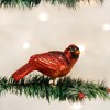 Old World Christmas Glass Blown Ornament for Christmas Tree, Resting Cardinal - 2 of 3